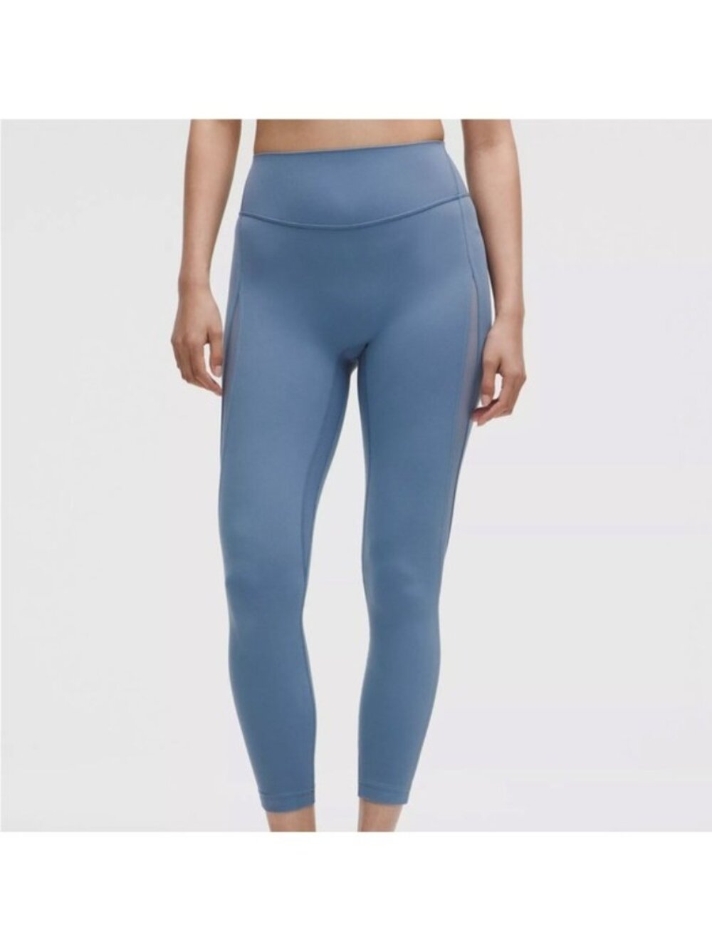lululemon Nulu Mesh Panels High-Rise Tight 25" Washed Denim